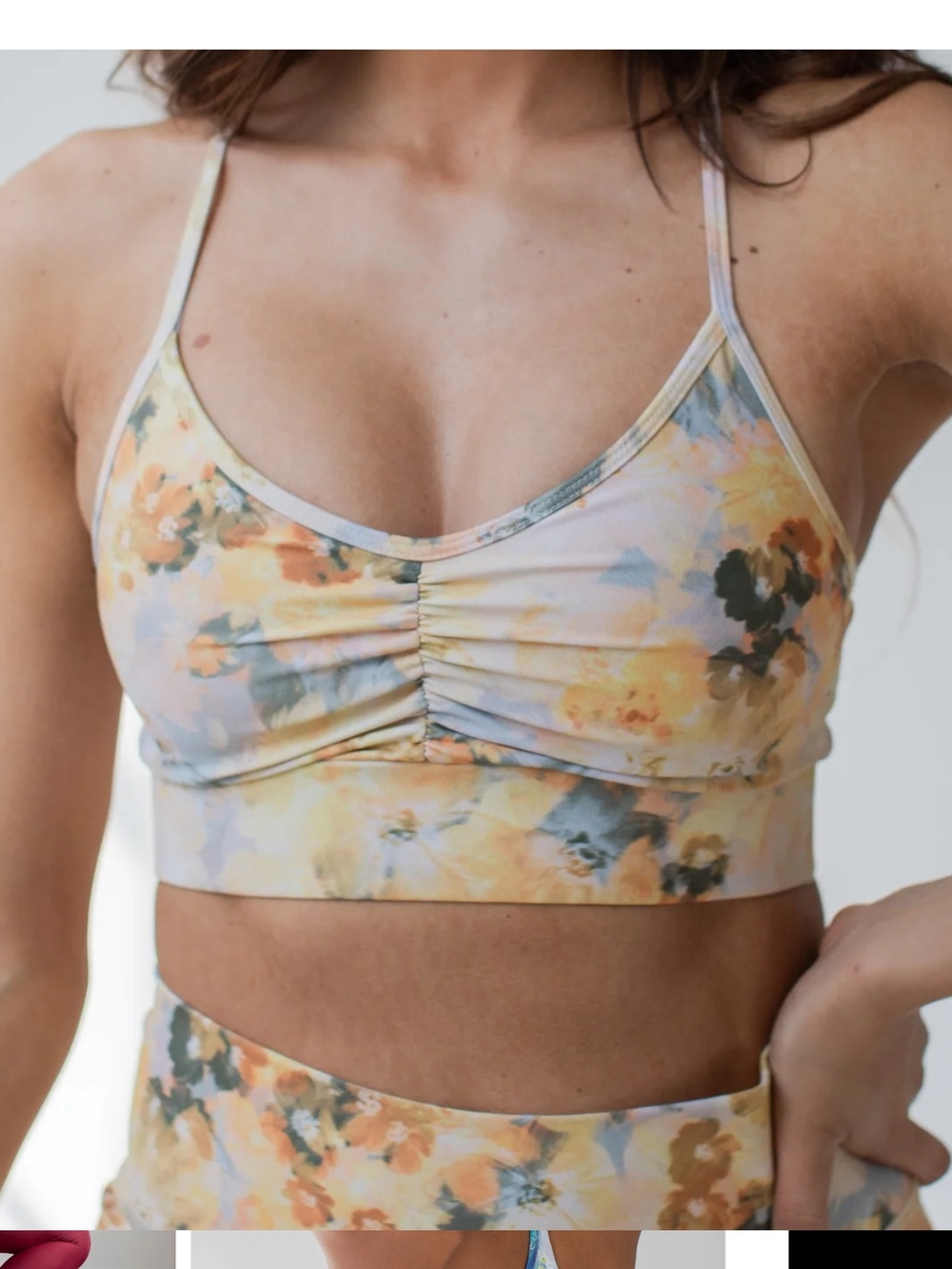 Addy  Ruched Bralette